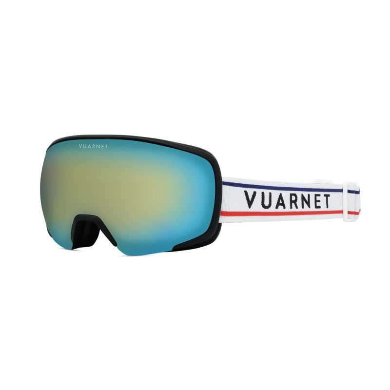 Vuarnet Masque de Ski Magnétique Everest VU40027U - Matte Black - Gold Flashed Cat.3 & Orange Cat.1