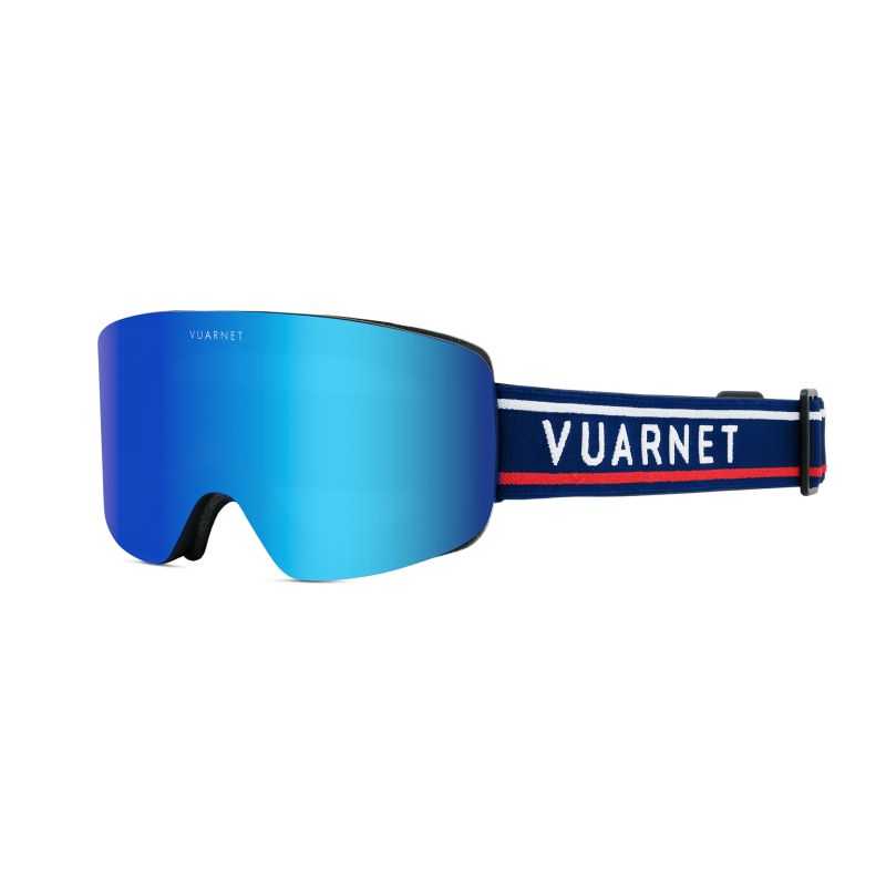 Vuarnet Masque de Ski Magnétique Mont-Blanc VU40026U - Matte Black - Flashed Blue Cat.3 & Orange Cat.1