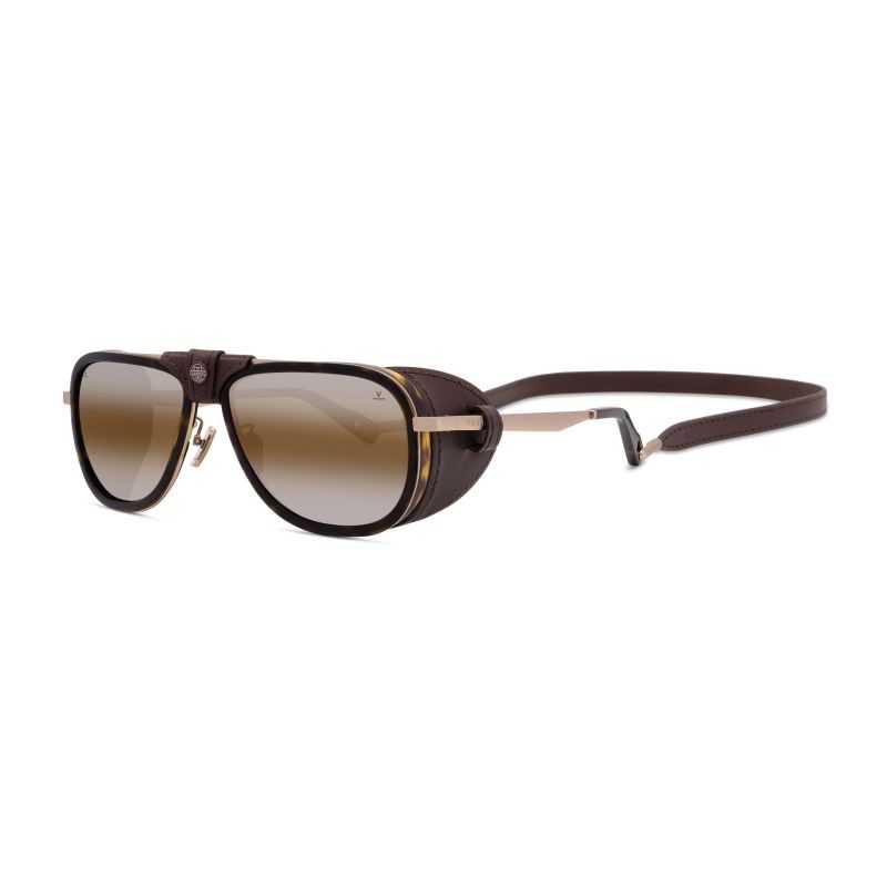Vuarnet Glacier 03 Matte Gold/Shiny Tortoise/Brown Brownlynx