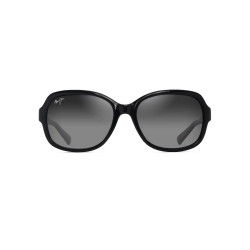 Maui Jim Hiluhilu Shiny Black - Neutral Grey Lenses Cat 2 Polarized