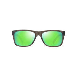 Maui Jim Kowelo Shiny Trans Dark Grey w/Green - MauiGreen Lenses Cat 3 Polarized