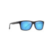 Maui Jim Kowelo Shiny Trans Dark Grey - Blue Hawaii Lenses Cat 3 Polarized