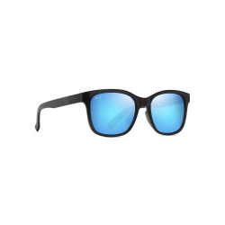 Maui Jim Owelo Shiny Trans Dark Grey - Blue Hawaii Lenses Cat 3 Polarized