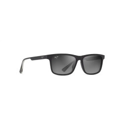 Maui Jim Okina Shiny Black - Neutral Grey Polarized