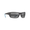 Maui Jim Peahi Matte Solid Dark Grey - Neutral Grey Polarized