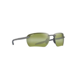 Maui Jim Hookipa Ultra G Metal Matte Grey - HT Green Photochromic Polarized