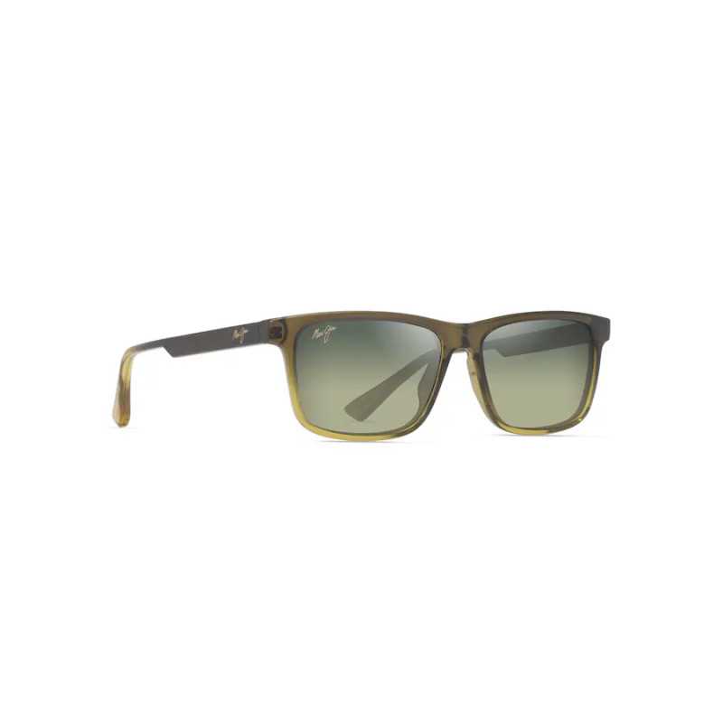 Maui Jim Okina Shiny Trans Mil Green to Yellow Polarized