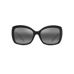 Maui Jim Orchid Shiny Black - Neutral Grey Polarized