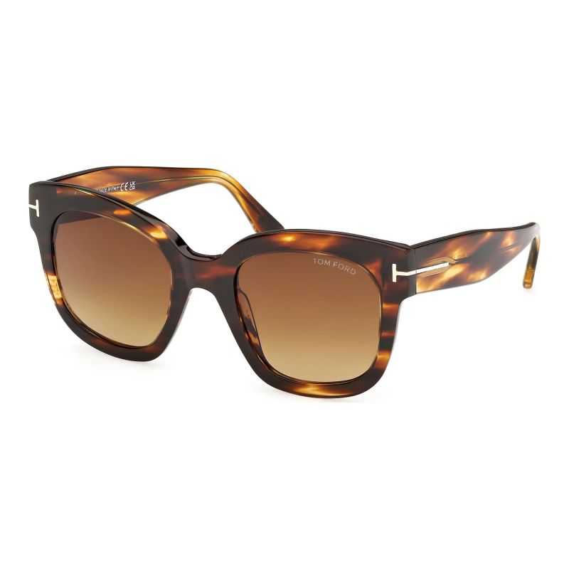 Tom Ford Beatrix-02 Tortoise Smoke