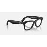 Ray-Ban Meta Wayfarer Gen 2 - Shiny Black - Clear to Graphite Green Transitions