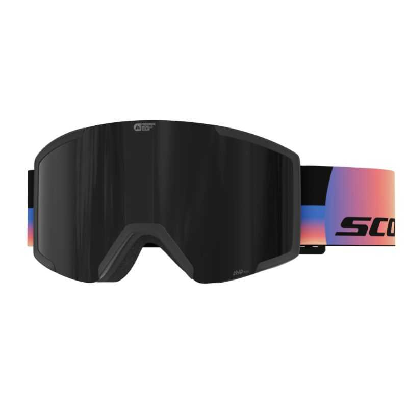 Scott Shield FWT Black/Orange AMP Black Chrome S3 - Freeride World Tour