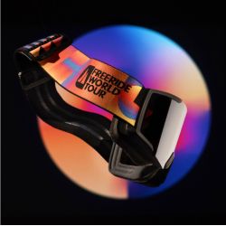 Scott Shield FWT Black/Orange AMP Black Chrome S3 - Freeride World Tour