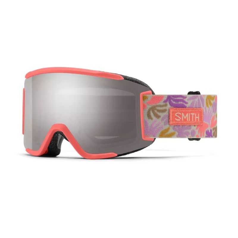 Smith Squad Small Flare Flora 2 écrans ChromaPop Sun Platinium Mirror & Clear