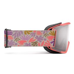 Smith Squad Small Flare Flora 2 écrans ChromaPop Sun Platinium Mirror & Clear