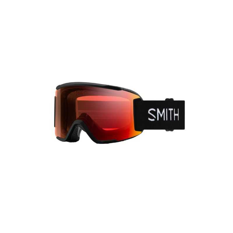 Smith Squad Small BlackChromaPop Pro Photochromique Red Mirror