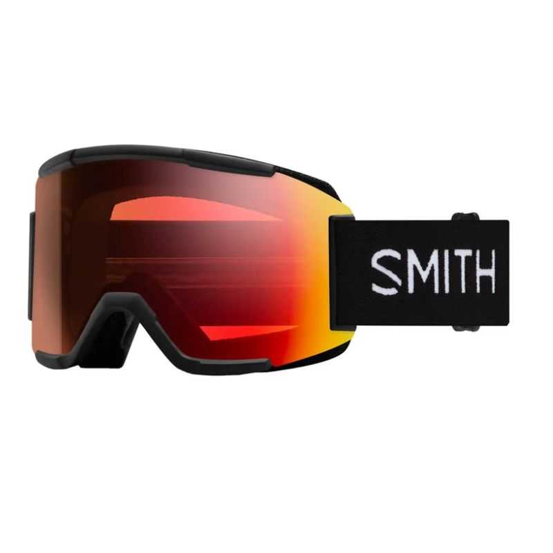 Smith Squad Black ChromaPop Pro Photochromic Red Mirror