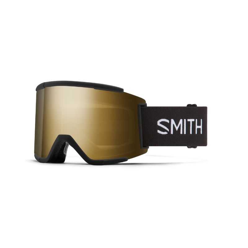 Smith Squad XL Black 2 écrans ChromaPop Sun Black Gold Mirror & ChromaPop Storm Rose Flash