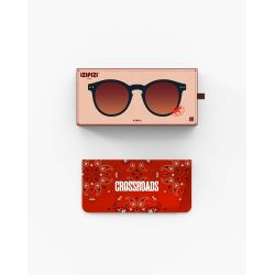 Izipizi Sun Crossroads Forme M Black Road - Brown Lenses Cat 3