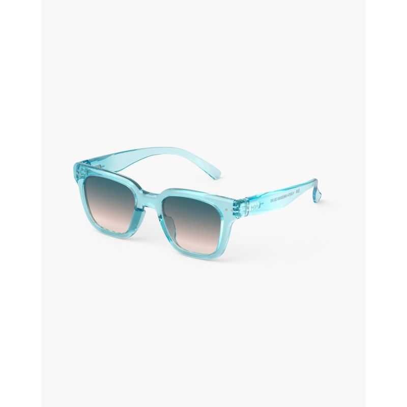Izipizi Sun Crossroads Forme Road Turquoise Stone - Blue Gradient Lenses Cat 3