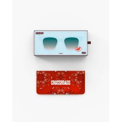 Izipizi Sun Crossroads Forme Road Turquoise Stone - Blue Gradient Lenses Cat 3