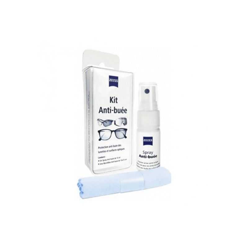Zeiss Kit Anti-Buée - SPRAY ANTIBUEE 15ML + 1 MICROFIBRE 13x13CM